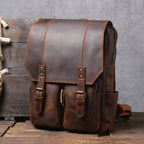 Summit Leather Rucksack, detail view
