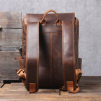 Summit Leather Rucksack, detail view