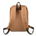 Alderley Waxed Canvas Daypack in waxed canvas, detail view