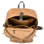 Alderley Waxed Canvas Daypack in waxed canvas, detail view