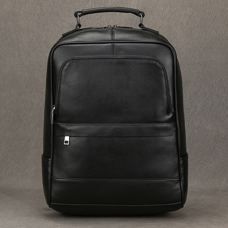 Executive Leather Backpack, detail view