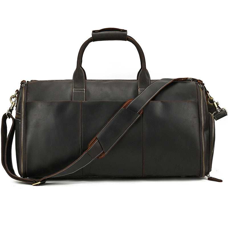 Diplomat Leather Holdall | Suit-Carrier Travel Bag