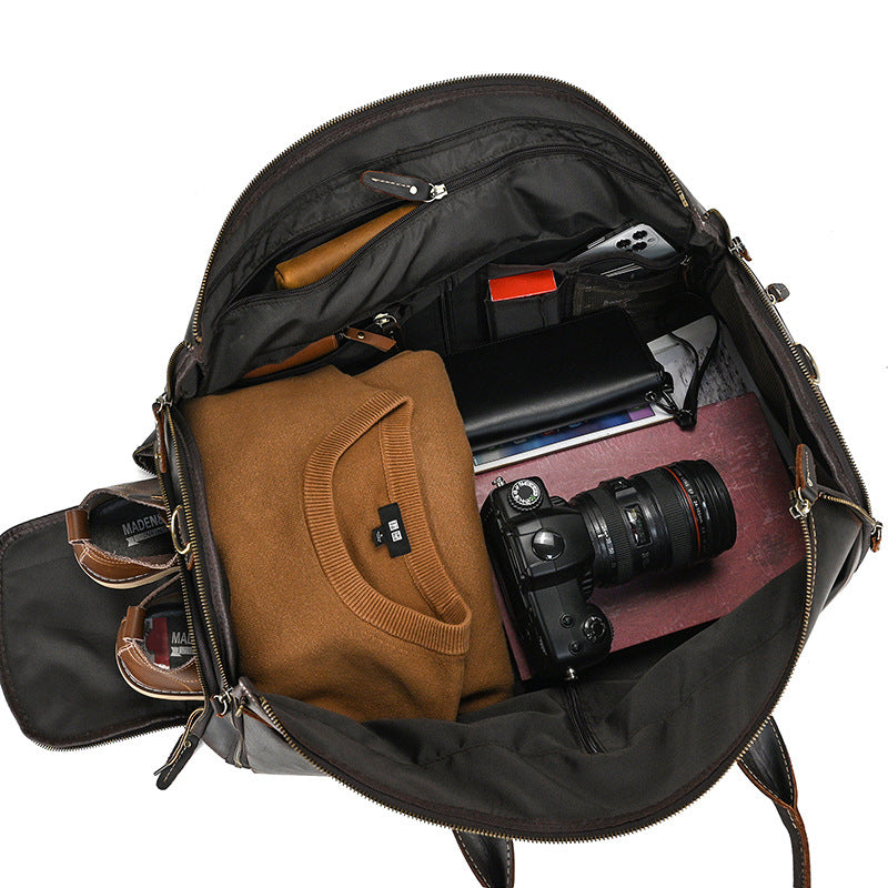Diplomat Leather Holdall | Suit-Carrier Travel Bag