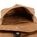 Alderley Waxed Canvas Daypack in waxed canvas, detail view