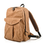 Alderley Waxed Canvas Daypack in waxed canvas, detail view